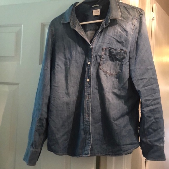 Womens chambray denim shirt - Picture 2 of 3
